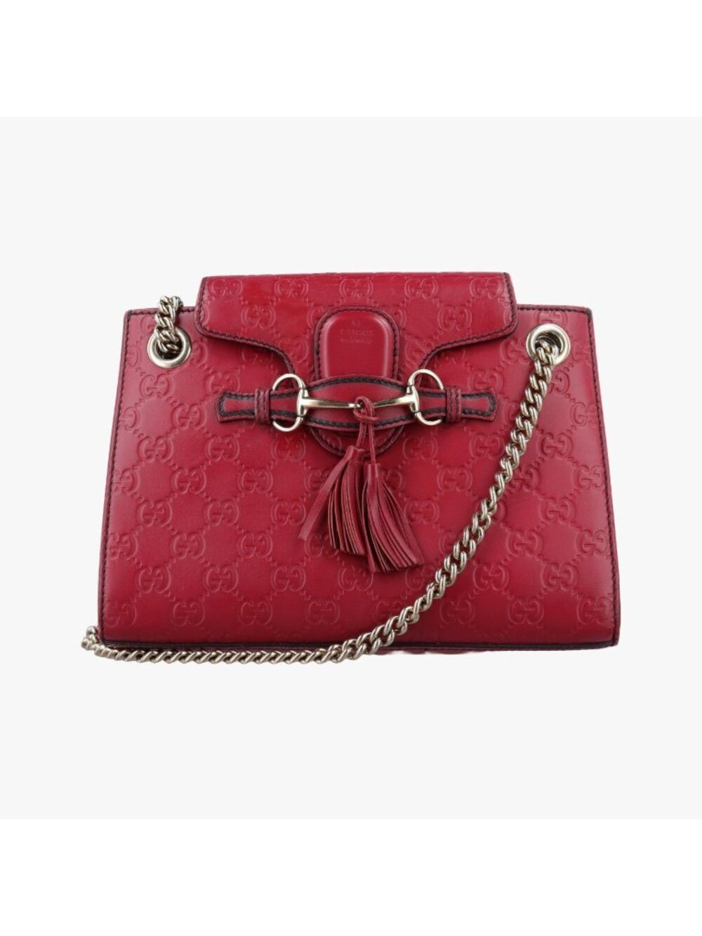 Gucci Emily Red Leather
